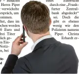  ?? Symbolfoto: Fotolia ?? Betrüger geben sich am Tele fon als Polizisten aus und wollen Bankdaten wis sen.