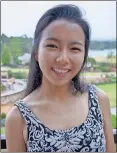  ?? Contribute­d ?? Darlington School senior Stacy Chen is headed to Duke University in the fall.