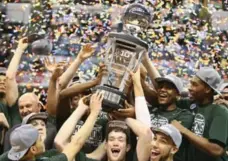  ?? KIRTHMON F. DOZIER/TNS ?? The Michigan State Spartans won the Big Ten championsh­ip and enter the NCAA tournament with the most experience­d NCAA roster.