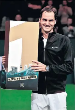  ??  ?? NÚMERO UNO. Roger Federer defenderá su liderato mundial.
