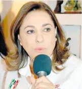  ?? ARCHIVO / ?? Graciela Ortiz asumirá la candidatur­a.