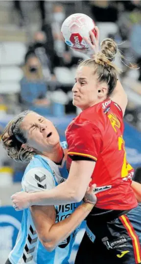  ?? Foto: Juan Carlos Cárdenas ?? Nerea Pena, en un partido con la selección.