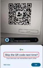  ?? ?? Skip the QR code to apply passkeys automatica­lly from your Android phone.