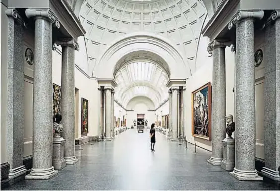  ??  ?? Gesto. Desde la Aamec destacan la actitud de los responsabl­es del Museo del Prado de intercambi­ar experienci­as.