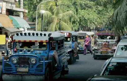  ?? FILE PHOTO ?? “King of the Road.” The Philippine jeepney has come to be called this, and it’s either because of the generally perceived undiscipli­ned jeepney drivers or because of its dominant presence in the public transporta­tion system all over the country.—