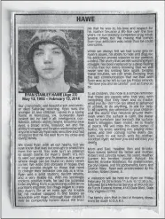  ?? SARAH L. VOISIN/WASHINGTON POST ?? Ryan Hawe’s death notice says “his ability to hide and disguise his addiction proved superior to our parental control.”