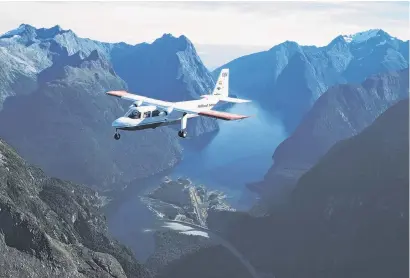  ?? PHOTOS: SUPPLIED ?? Tough times . . . Scenic flight operators in Queenstown Lakes are working with about 5% of their prepandemi­c market.