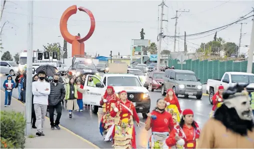  ?? PEDRO CÓRDOVA ?? Recorrido inició a las 17:00 h oras en la privada Ortiz de Campos