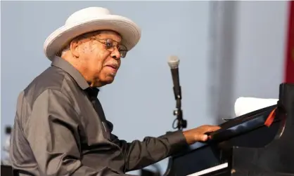  ??  ?? Ellis Marsalis performing at New Orleans Jazz and Heritage festival, May 2017. Photograph: Rmv/Rex/Shuttersto­ck