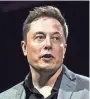  ??  ?? Elon Musk