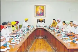  ?? ?? Chief minister Charanjit Singh Channi during a cabinet meeting in Chandigarh on Wednesday.