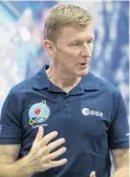  ?? PHOTO: REUTERS ?? Astronaut Tim Peake who said last week he thought the universe could be the result of divine creation.