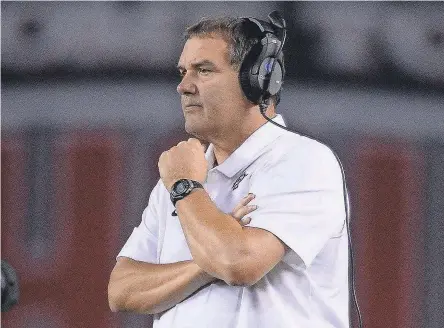  ?? ORLANDO RAMIREZ/ AP ?? Brady Hoke is back at San Diego State, this time as an assistant coach, after many stops in between.