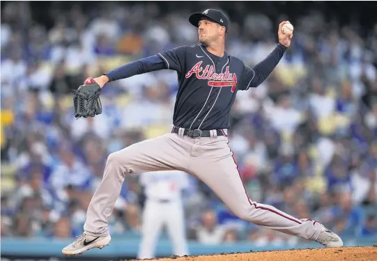 ?? AP ?? Drew Smyly, who won a World Series title with the Braves last year, signed a one-year contract Saturday. He rehabbed from Tommy John surgery with the Cubs in 2018.