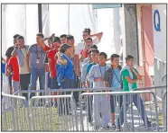  ?? AP/WILFREDO LEE ?? The shelter in Homestead, Fla., houses 2,200 migrant children and is expanding to add hundreds of beds.