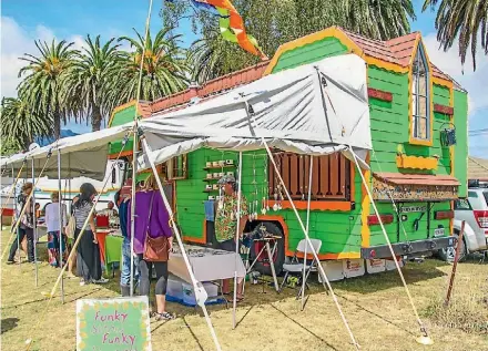  ?? PHOTO: KATRINA TIKEY/ FAIRFAX NZ ?? Fork Art for sale a the Gypsy Fair.