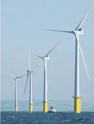  ?? ?? The Rampion Offshore Wind Farm