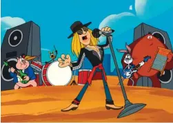  ??  ?? AXL ROSE “Rock The Rock”, un nouveau titre du leader des Guns N’Roses apparaît dans la nouvelle saison de “Looney Tunes”.