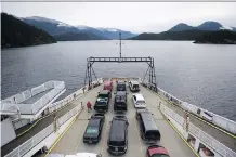  ?? DARRYL DYCK/THE CANADIAN PRESS FILES ?? BC Ferries says added costs will vary, but “there’s no net impact on the ferry user over time.”