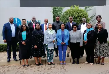  ?? Photo: Omary Machunda ?? Legal… Members of the Model Laws Oversight Committee of the SADC Parliament­ary Forum pose for a photograph in Johannesbu­rg, South Africa on Monday.