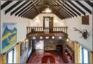  ??  ?? The 3,218 sq ft property has some real old-time character and interestin­g features.