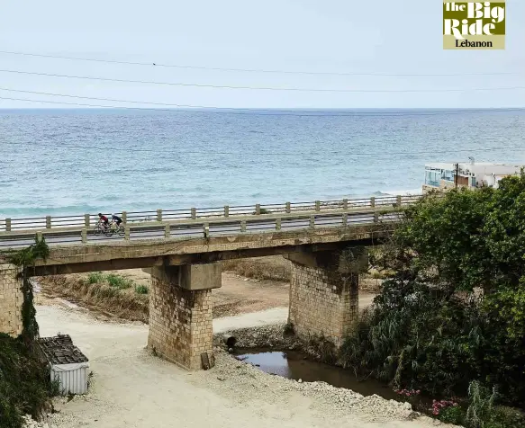  ??  ?? Above: Before being supplanted by a nearby highway, Lebanon’s Seaside Road was the main thoroughfa­re north to south. This small country is dominated by the mountain range running along its spine, so this is one of the few flat roads on this side of Mount Lebanon