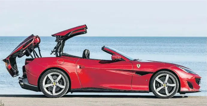  ??  ?? La producción del Ferrari Portofino de un año ya está toda vendida, con un precio de 215.229 euros