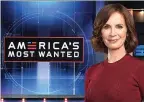  ?? FOX via AP ?? ■ Host Elizabeth Vargas appears on the set of "America's Most Wanted," premiering March 15 at 8 p.m.