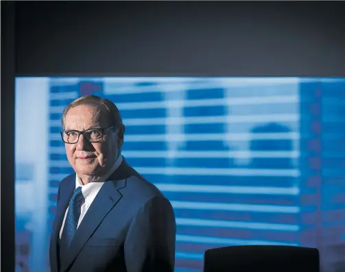  ?? TYLER ANDERSON / NATIONAL POST ?? Gerald Soloway, CEO of Home Capital Group Inc., said he “profoundly disagrees with the bets” against his company being made by short-sellers,
who are pessimisti­c about the sustainabi­lity of Canada’s housing market.