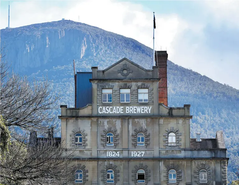  ??  ?? The Cascade Brewery would serve as a launching point for the kunanyi/Mt Wellington cable car, according to the current proposal.