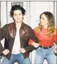  ??  ?? Cole Sprouse and Haley Lu Richardson, stars of “Five Feet Apart.”