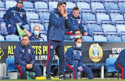  ?? GETTY IMAGES ?? Veljko Paunovic has been doing an outstandin­g jobwith Reading in the English second tier. His first-place teamis one of the favorites for promotion to the Premier League.