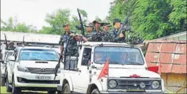  ?? HT FILE ?? The National Socialist Council of Nagaland, which has been in ceasefire mode since 1997, wants creation of a greater Nagalim by carving areas in Assam, Manipur, Arunachal Pradesh, Myanmar.