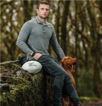  ??  ?? Jack Carty of Connacht and Ireland, is backing the Tackle Your Feelings campaign.