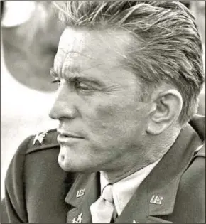  ?? PHOTO: GETTY IMAGES ?? Kirk Douglas as Colonel Mickey Marcus in the film, Cast A Giant Shadow