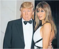  ??  ?? Donald Trump and his wife Melania attended the White House Correspond­ents Dinner in 2011. He has avoided going since he became president of the United States in 2016.