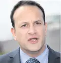  ??  ?? Pledge: Leo Varadkar