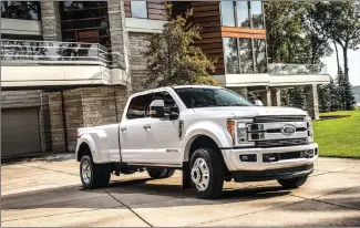  ??  ?? 2018 Ford F-Series Super Duty Limited