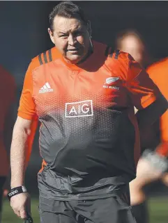  ?? Pic: GETTY ?? UNDERDOG CLAIM: All Blacks head coach Steve Hansen.