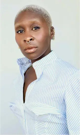  ?? Terrell Mullin National Geographic ?? CYNTHIA ERIVO portrays Aretha Franklin in National Geographic’s “Genius: Aretha.”