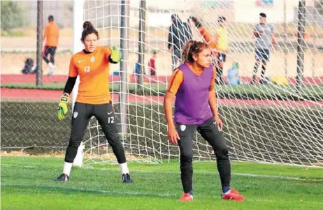  ??  ?? Las tuzas han mantenido intensas jornadas de entrenamie­nto durante la fecha FIFA. / Foto: Especial