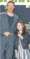  ?? Actors Hugh Jackman and Dafne Keen ??