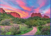  ??  ?? Atardecer en Las Médulas, León