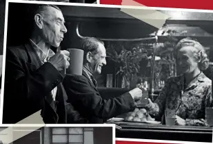  ??  ?? MIDDLE Customers and staff at the ‘Cider House’ on Harrow Road, London. Circa 1946