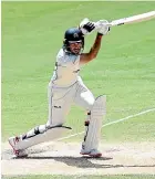  ??  ?? Glenn Maxwell is averaging over 40 for Victoria but cannot get an Australia call-up, while, at right, Australia’s Peter Handscomb is bowled by India’s Jasprit Bumrah in the Sydney test.