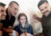  ?? AP ?? German teen Linda Wenzel after her capture by Iraqi forces in Mosul, Iraq. —