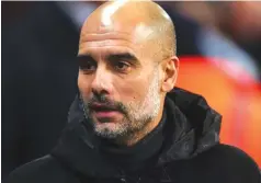  ??  ?? UNDER THE SPOTLIGHT . . . Pep Guardiola’s future at Manchester City has become a subject of intense debate in England.