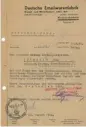  ?? RR AUCTION HOUSE ?? This letter, written by Oskar Schindler, describes permission he received to move his factory from Krakow, Poland, to Czechoslov­akia.