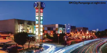  ??  ?? SM City Pampanga at night time