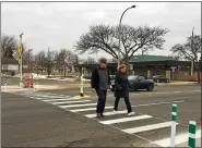  ?? PHOTO COURTESY OF CITY OF BERKLEY ?? A crosswalk in Berkley.